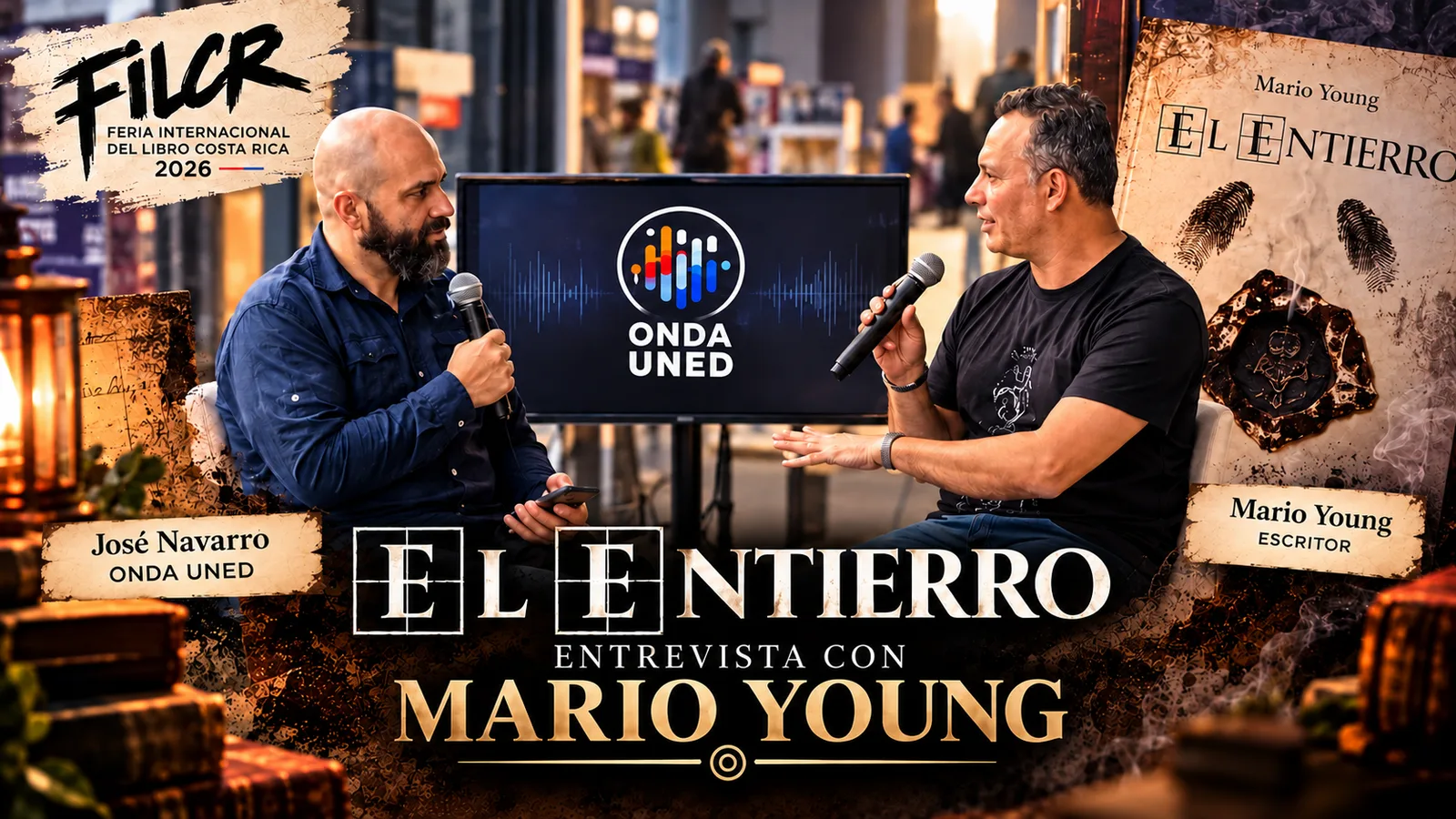 Miniatura de la entrevista de Onda UNED a Mario Young en la FIL 2026